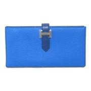 Hermès Vintage Pre-owned Laeder plnbcker Blue, Dam