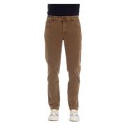 PT Torino Brun Denim Tapered Fit Jeans Brown, Herr