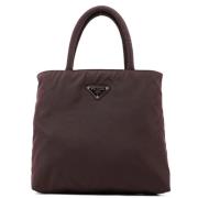 Prada Vintage Pre-owned Canvas prada-vskor Brown, Dam