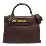 Hermès Vintage Pre-owned Laeder handvskor Brown, Dam