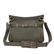 Hermès Vintage Pre-owned Laeder axelremsvskor Gray, Dam