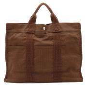 Hermès Vintage Pre-owned Canvas totevskor Brown, Dam