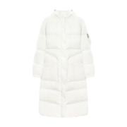 Ermanno Scervino Fjäder Dunjacka Långärmad White, Dam