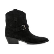 Saint Laurent Stiliga Ankelboots Black, Dam