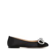 Mach & Mach Svarta Ballerina Flats Black, Dam