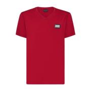 Billionaire Avslappnad Bomull T-shirt Wadcmtk7647Bte014N13 Red, Herr