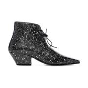 Saint Laurent Stilrena ankelboots Multicolor, Dam