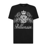 Billionaire Casual Bomull T-shirt Wadcmtk7623Bte014N02 Black, Herr