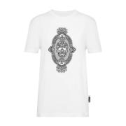 Philipp Plein Snygg Grafisk T-shirt Fadcwtk3329Pjy002N01 White, Dam