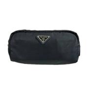 Prada Vintage Pre-owned Tyg plnbcker Black, Dam