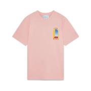 Casablanca LArche De Jour T-Shirt Pink, Herr