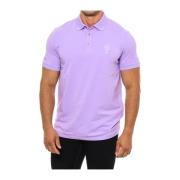 Karl Lagerfeld Polo med korta ärmar Purple, Herr