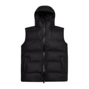 Rains Alta Puffer Vest Ärmelös Jacka Svart Black, Herr