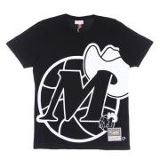 Mitchell & Ness NBA Big Face Tee Svart Black, Herr