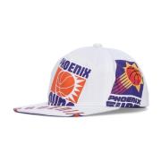 Mitchell & Ness NBA Phoenix Suns Platt Skärmkeps White, Herr