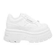 Windsor Smith Läder Plattform Sneaker Vit White, Dam