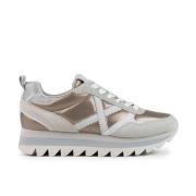 Munich Ripple Urban Grafiska Sneakers Gray, Dam