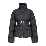 Pinko Tekniskt Tyg Pufferjacka Black, Dam