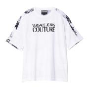 Versace Jeans Couture Vit T-shirt Vår/Sommar Kollektion 2024 White, He...