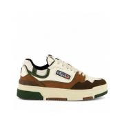 Autry CLC LOW Sneakers Color-Block Design Beige, Dam