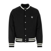 Maison Kitsuné Stilig Jacka för Män Black, Herr