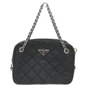 Prada Vintage Pre-owned Tyg prada-vskor Black, Dam