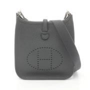 Hermès Vintage Pre-owned Laeder crossbodyvskor Gray, Dam