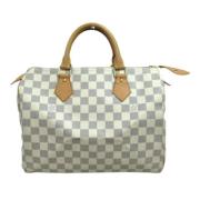 Louis Vuitton Vintage Pre-owned Canvas louis-vuitton-vskor White, Dam