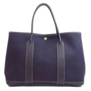 Hermès Vintage Pre-owned Tyg handvskor Blue, Dam