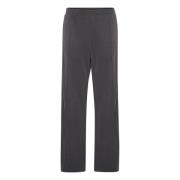 Part Two Elastisk Midja Straight-Leg Byxor Phantom Gray, Dam