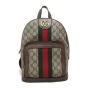 Gucci Vintage Pre-owned Canvas gucci-vskor Beige, Dam