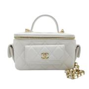 Chanel Vintage Pre-owned Laeder chanel-vskor White, Dam