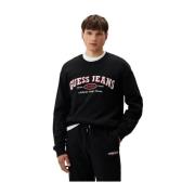 Guess Crewneck Sweatshirt Black, Herr