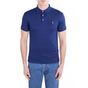 Polo Ralph Lauren Kortärmad Pima Bomullspolo Blue, Herr