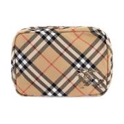 Burberry Check-In Resepåse med Riddardesign Beige, Dam