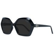 Guess Svarta Kvinnor Solglasögon Gradient Linser Black, Dam