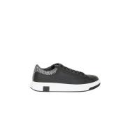 Armani Exchange Svarta Låga Sneakers Black, Herr