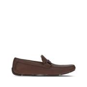 Salvatore Ferragamo Platta skor för kvinnor Brown, Herr