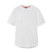 Napapijri Kortärmad T-shirt Bright White White, Herr