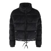 Moncler Sammet Fleece Bomberjacka Black, Dam