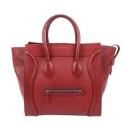 Celine Vintage Pre-owned Laeder handvskor Red, Dam