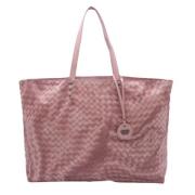 Bottega Veneta Vintage Pre-owned Tyg totevskor Pink, Dam