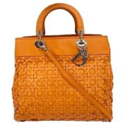 Dior Vintage Pre-owned Laeder dior-vskor Orange, Dam