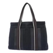 Hermès Vintage Pre-owned Canvas totevskor Black, Dam