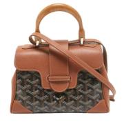 Goyard Vintage Pre-owned Laeder handvskor Brown, Dam