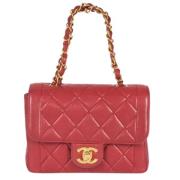 Chanel Vintage Pre-owned Laeder chanel-vskor Red, Dam