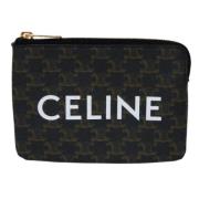 Celine Vintage Pre-owned Canvas hem-och-kontorstillbehr Black, Dam