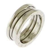 Bvlgari Vintage Pre-owned Vitt guld ringar Gray, Dam