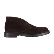 Doucal's Stiliga Läder Chukka Boots Brown, Herr