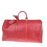 Louis Vuitton Vintage Pre-owned Laeder handvskor Red, Dam